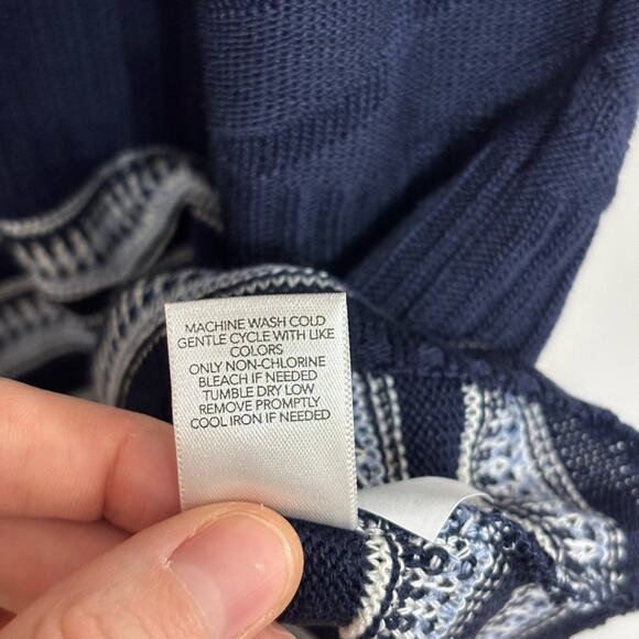 NWT C.J. Banks Sweater Tank in Navy Blue - Size 1X - Picture 5 of 5